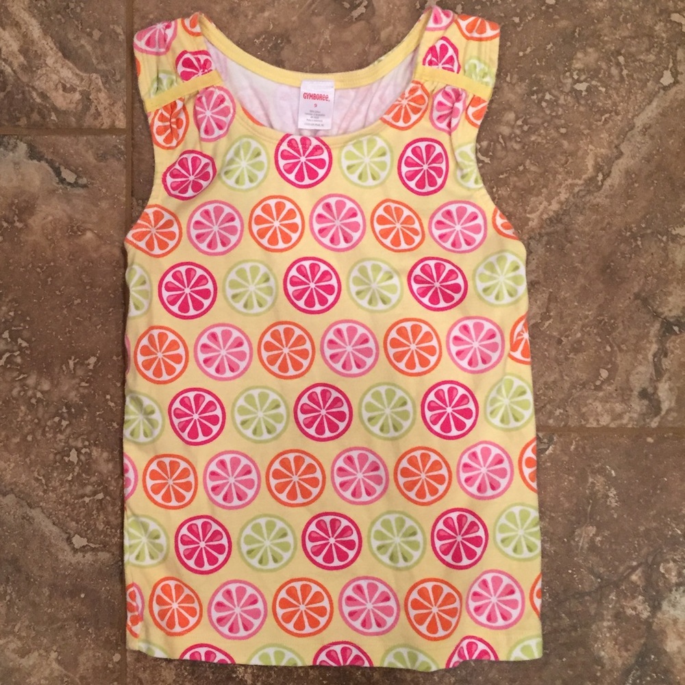 Gymboree Citrus tank top girls size 9